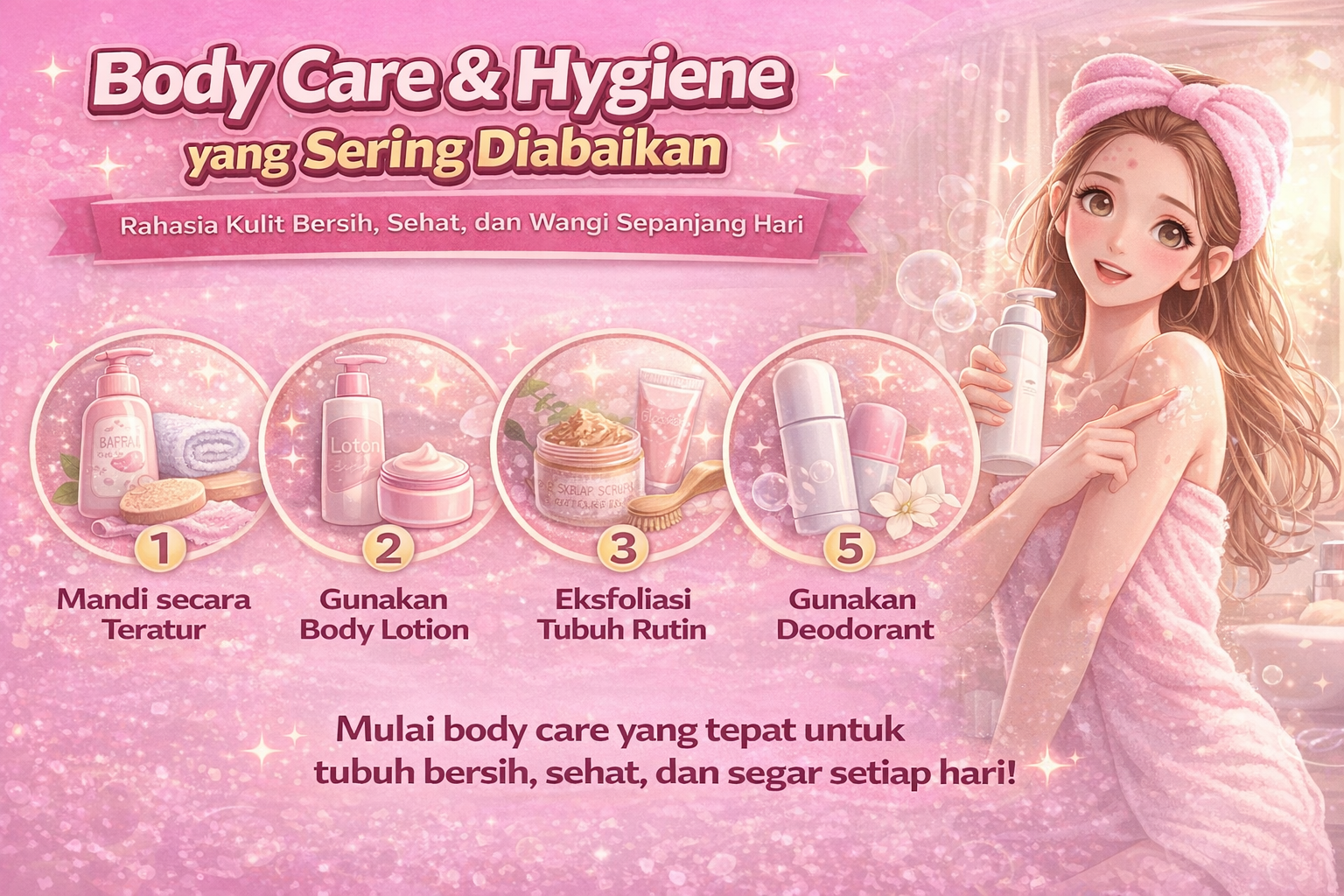 body care dan hygiene sehari hari